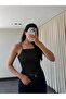Black Glitter Detailed Bodysuit - 2Y4264 - 2
