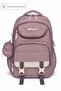 4-Piece Tsylon Fabric Waterproof Primary School Bag Set with Lunch Bag, Pen Holder and Accessory Bag - 7