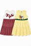 Girl's 2-Piece Printed Summer Dress (Ages 4-8) - 2