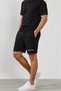 Men's Black Gray 2-Piece Combed Cotton Above Knee Shorts Basketball Football Fitness Sports Exercise Running Bermuda - 4