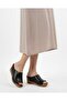 Inside and Outside, 100% Genuine Leather, Padded Sole, V-Buckle Women's Slippers - 2