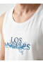 Esvab • Modern & Distinctive Zero Roba Collar Los Angeles Printed Men's Sleeveless T-Shirt - 3
