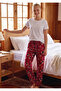 4 Seasons Cotton Ultra Comfort Patterned Pajama Bottoms - 3