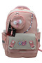 519 First School Bag Luxury Waterproof 3-Piece Set Girl's Primary School Bag Powder - 4