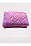 Satin Fabric Jewelry Organizer with 6 Pouches, 25x20x8 cm, Compact Storage for Travel (Pink) - 6