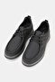 Men's Black Genuine Natural Leather Eva Sole Lace-Up Shoes - 2