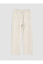 Vizyon New Season Relax Fit Striped Linen Blend Men's Trousers - 2