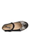 Black Glittery Bowknot Girls' Ballerina Flats - 4