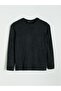 Lcw Everyday Black Crew Neck Glittered Women's Knitwear Sweater - 5