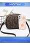 Women's Single Shoulder Cross-slung Small Bag Purse Soft Leisure Large Capacity Multilayer Zipper Mobile Phone Small Round Bag - 4
