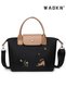 Women's Fashionable and Casual Shoulder Bag, Ladies Simple and Practical Nylon Handbags Tote Bags - 6