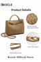 Women Hobo Bags Woven Tote Bag Woven Shoulder Bag Fashion Woven Purses Crossbody Satchel Bag with Adjustable Shoulder Strap - 4