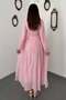 Lace Detailed Dress with Sleeve Cuffs - 5