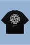 Stone Island Raw Boxy Fit Oversize Unisex 100% Cotton Tshirt – Printed T-Shirt |   Streetwear