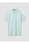 Southblue Blue Polo Collar Men's Piqué T-Shirt - 3