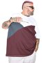 Mode XL Large Size T-Shirt Bis New Bıe 26127 White - 3