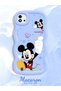 Realme C20 Compatible Case Camera Protector Blue Silicone Couple Phone Case Cute Pattern - 2