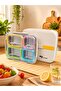 1500 ml 4 Compartment Stainless Steel Lunch Box with Thermal Bag |   304 Steel Leak-Proof Food Container
