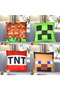 Gaming Pixel Art Cushion Throw Pillow – Soft Square Decorative Pillow 40 × 40 cm - 2