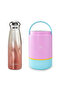 Triple Decker Stainless Steel Lunch Box 900ml w/ Double Wall Stainless Steel Water Bottle 420ml – Candy Cloud