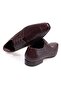 Bordo Color Lace-Up Genuine Leather Men's Shoes - 2