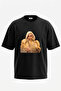 Cardi B_1 Design Printed Unisex Oversize Black Tshirt