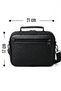 C72 Black Horizontal Steel Case Men's Hand and Shoulder Bag - 4