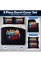 Boys Kids Gaming Bedding Gamepad Gamer Double Duvet Cover Sets with Zipper 200x200 CM - 6