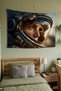 Astronaut and Black Hole Wall Covering – Modern Decorative Quality Fabric Tapestry Wall Tapestry