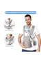 Multifunctional Ergonomic Baby Hip Seat Carrier 0-36 Months 4 Carrying Positions 3D Breathable Mesh Infant Front Back Carrier With Storage Pockets Maternity Gift - 3
