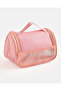 Women Pink Transparent Hanging Toiletry Bag - 3