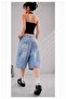 Y2K Embroidered Baggy Jean Porto Capri White-Spirder