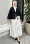 Tassel Detailed Kimono 2352 - Black - 2