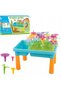Creative Garden 2-in-1 activity table, versatile use, construction accessories