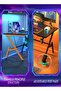 Gaming Table with Cup Holder and Headset Hook, Ergonomic PC Computer Desk, Gaming Desk with Carbon Fibre Surface - 4