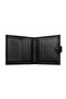 Vertical Snap Closure Faux Leather Men's Wallet - 3