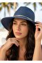 Women's Straw Hat with Flower Accessories - 2