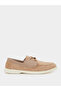 Men Faux Suede Lace-Up Casual Loafers