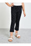 Girls Dot Print Ribbed Leggings