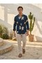 Men Relaxed Floral Print Casual Shirt - 4