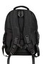 Unisex Black Waterproof Daily Backpack with Pocket - 7