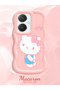 Vivo Y27 Compatible Case Camera Protector Pink Silicone Couple Phone Case Kitty Pattern - 2