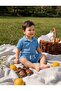 Cotton Waffle Fabric Collar Pocket Detail Summer 2-Piece Shorts Set for Ages 1-5