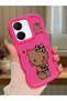 Vivo Y36 4g Compatible Case Camera Protector Red Silicone Couple Phone Case Kitty Pattern