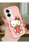 Vivo Y04S Compatible Case Camera Protector Pink Silicone Couple Phone Case Kitty Pattern