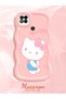 Redmi 10A Compatible Case Camera Protector Pink Silicone Couple Phone Case Kitty Pattern - 2