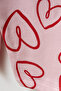 Baby Girl Top and Bottom Set with Heart Pattern and Love Print - 6