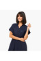 A-line Midi Linen Blend Shirt Dress with Cinched Waist - 6