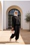 Pike Modal Shalwar Trousers Model Oversize Suit – Black - 6