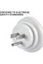 3 pack Go Travel UK to Japan & USA Compact Travel Adapter, Universal UK Plug Adapter for Japan & USA, Portable Power Plug Converter for Smartphones, Laptops & Travel Accessories - 3